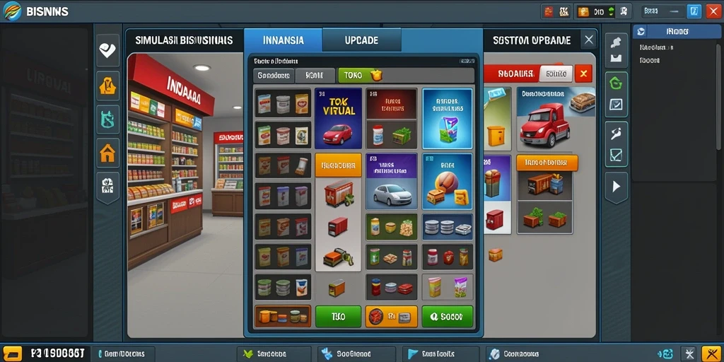 Screenshot dari mode permainan yang sedang berlangsung.