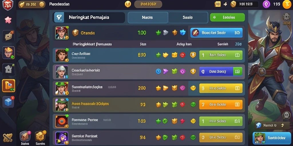 Fitur kustomisasi karakter yang menarik.